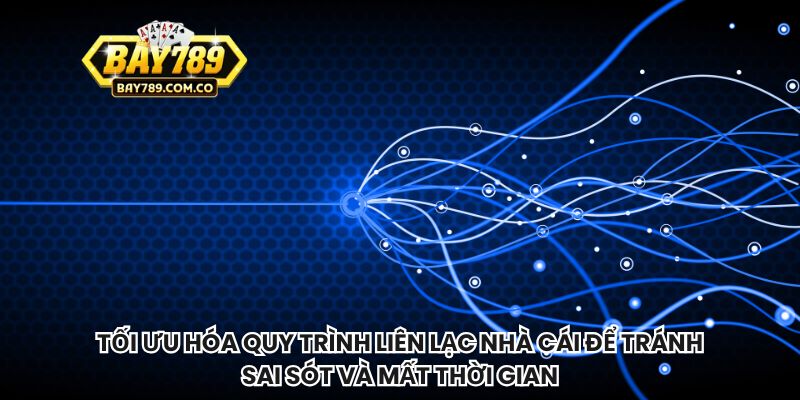 Tối ưu hóa quy trình liên lạc nhà cái để tránh sai sót và mất thời gian
